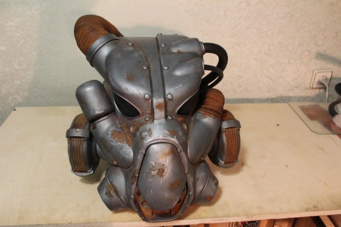 X 01 power armor helmet