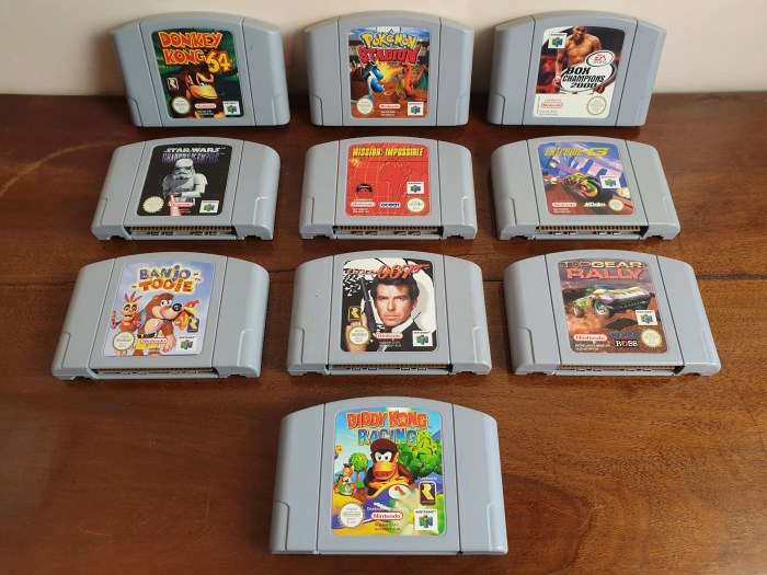 Black cartridge n64 games