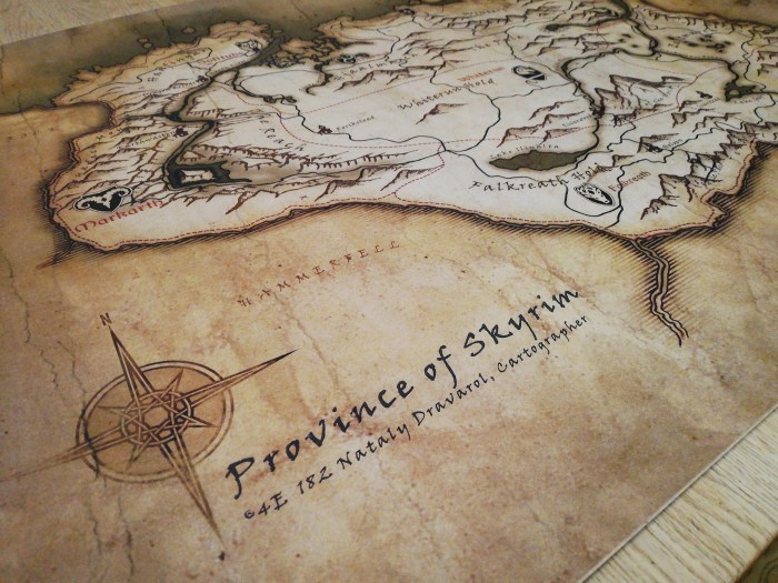 Province of skyrim map