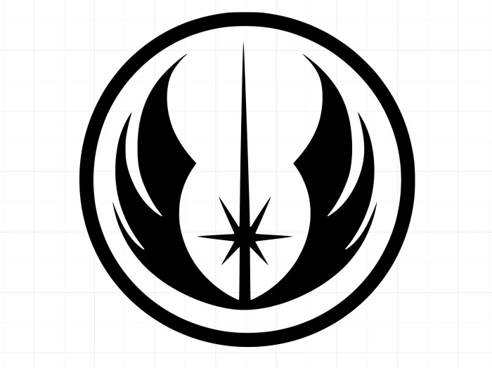 Jedi star wars symbol