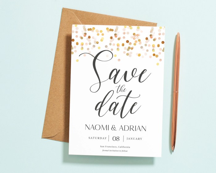 Finally save the date