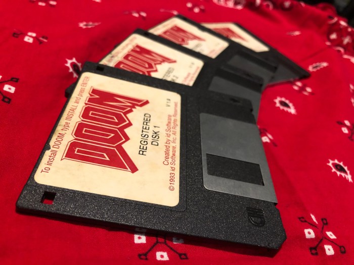 Doom floppy disk