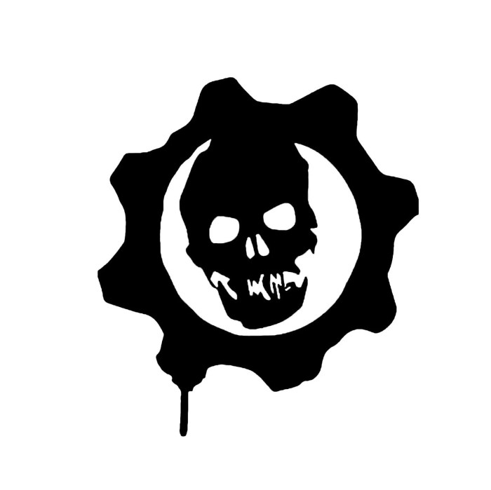 Gears of war cog symbol