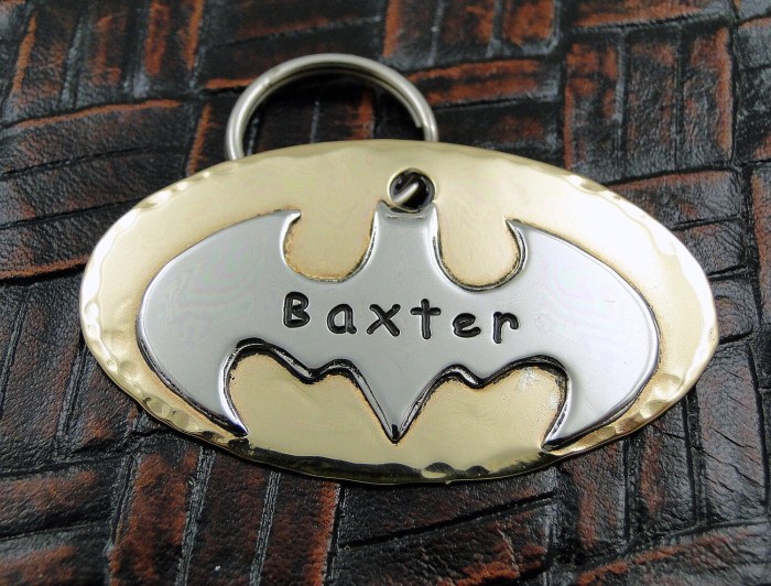 Batman dog tags for dogs