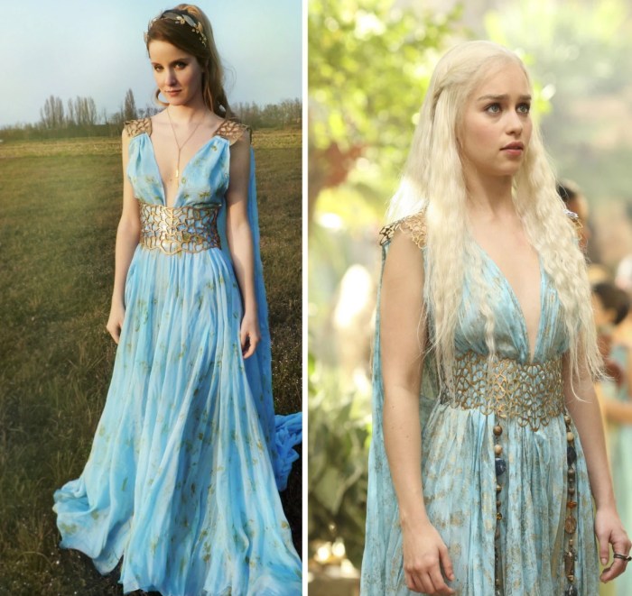 Daenerys thrones targaryen dany gowns