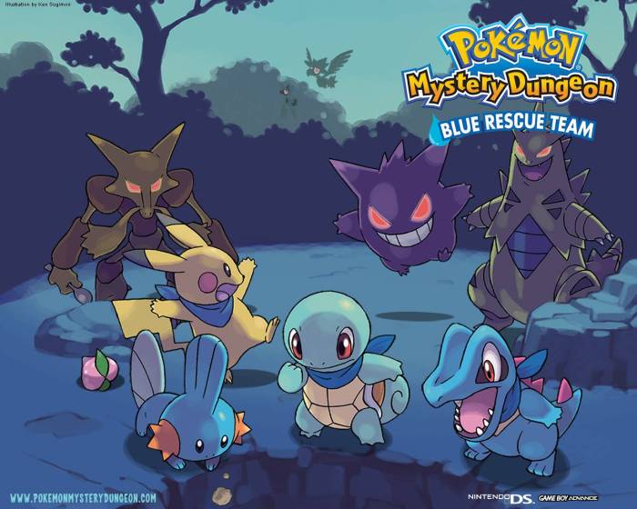 Pokemon mystery dungeon rescue team blue any