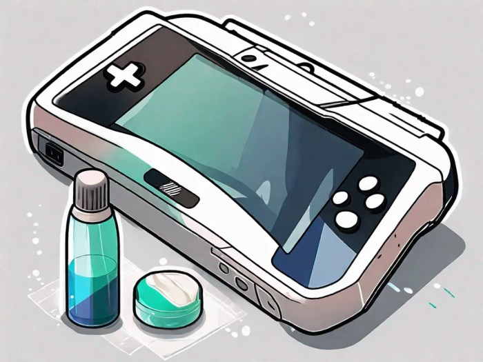 How to clean a 3ds screen