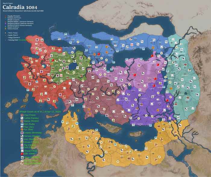 Mount and blade 2 map