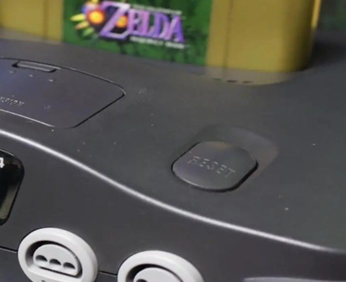 N64 reset button stuck