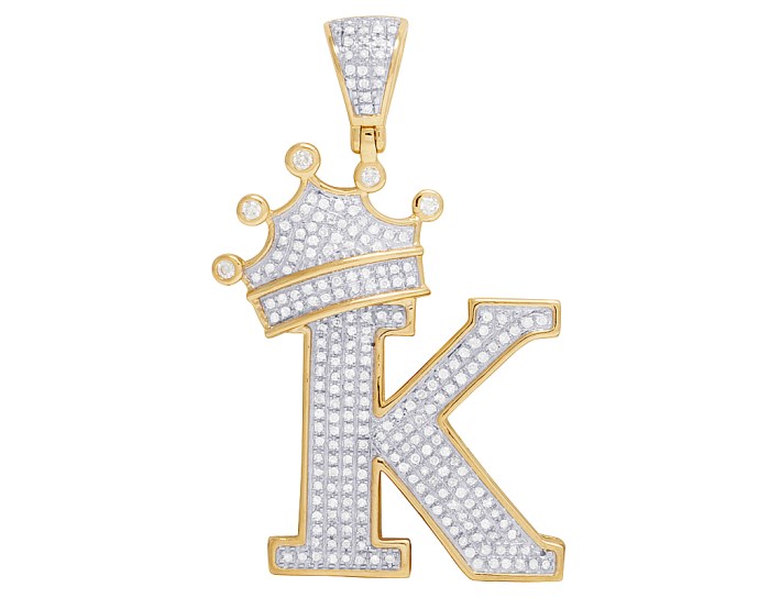 Letter k with a crown