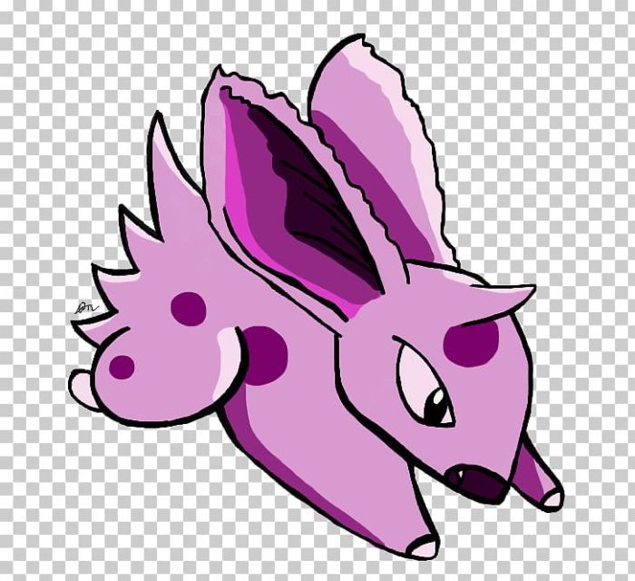 Pink and purple pokemon