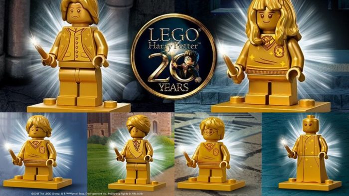 Gold harry potter lego