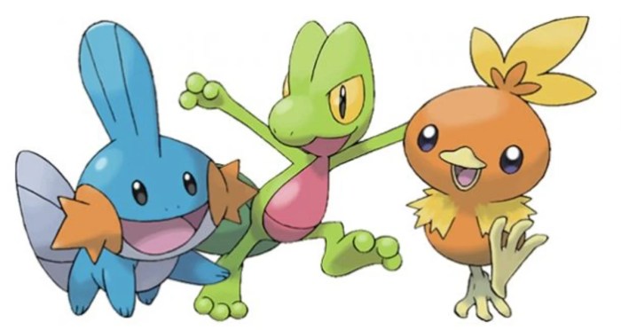 3rd gen starter pokemon