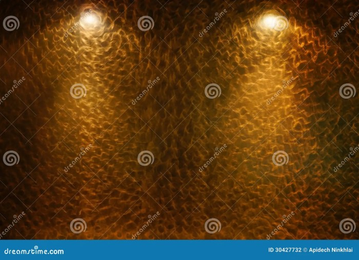 Wall of revealing light