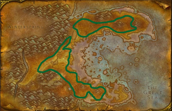 How to get to azshara