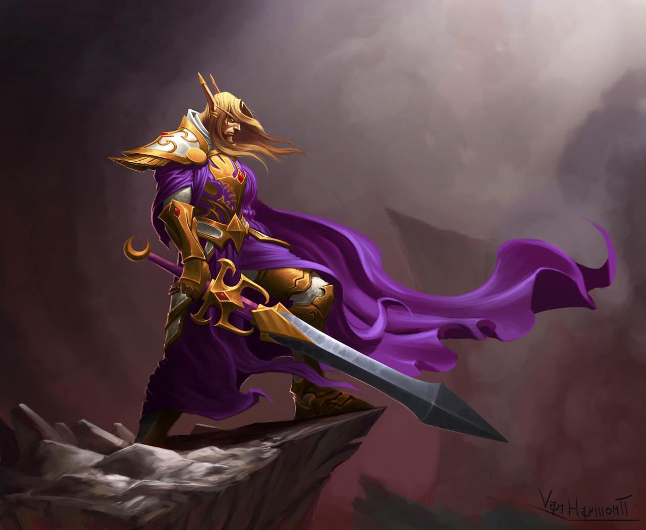 Wow blood elf paladin