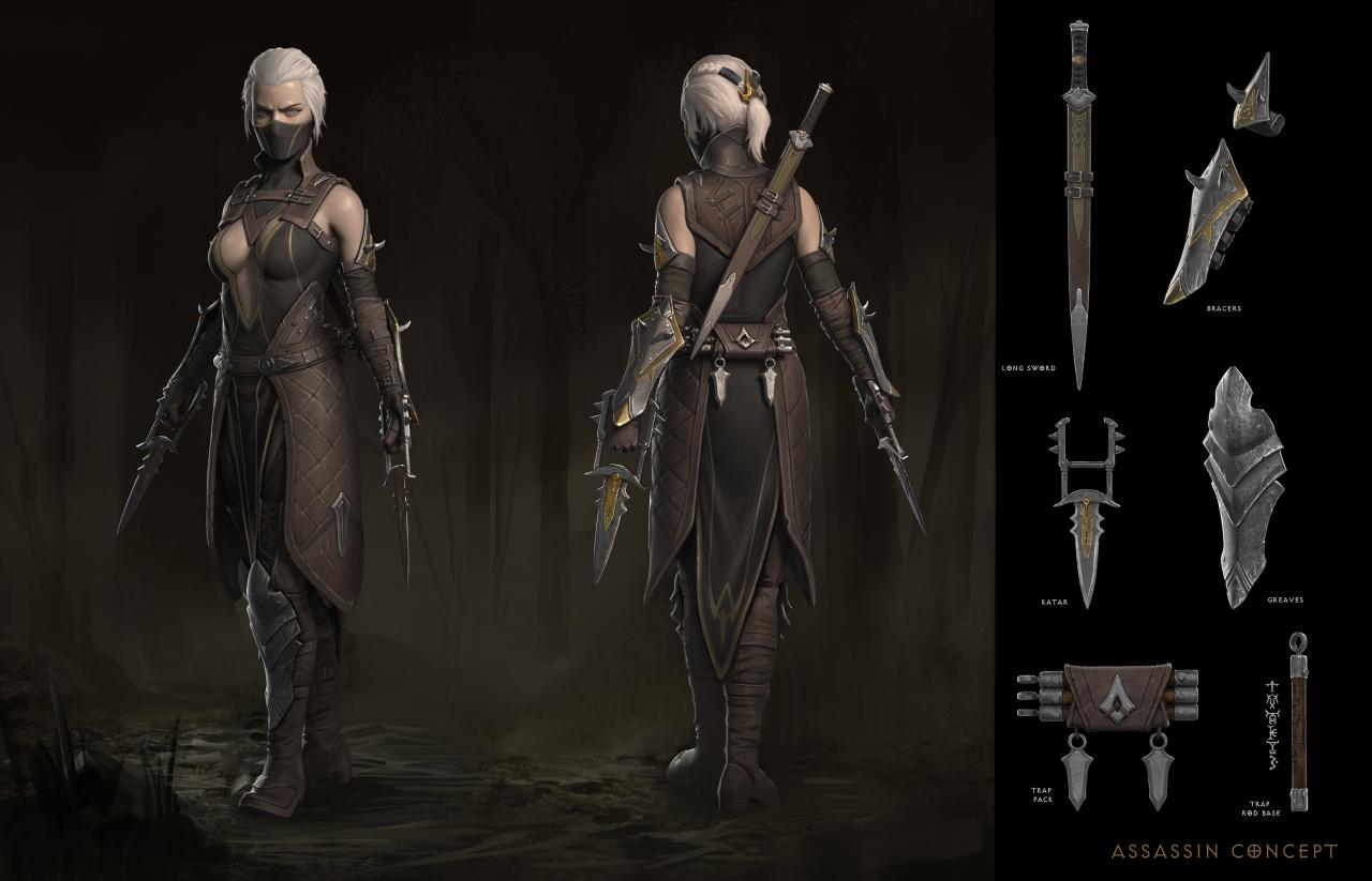 Diablo 2 assassin weapons