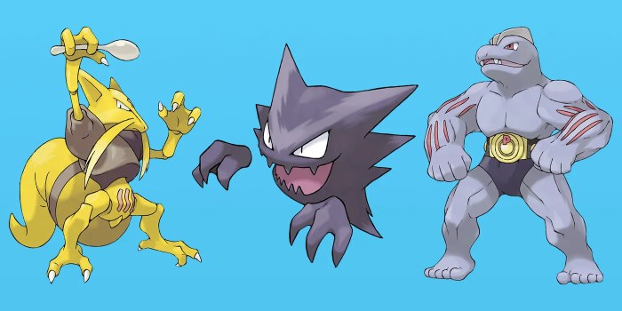 Pokemon evolved by trade