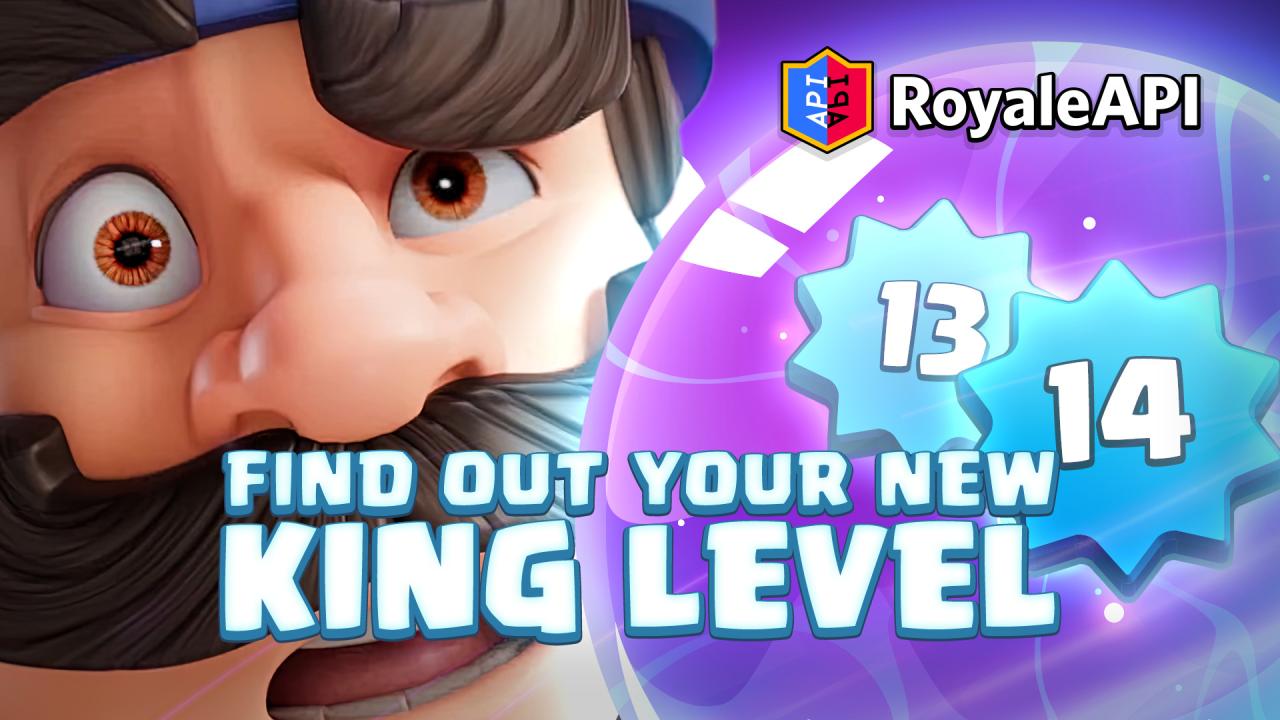 King level clash royale