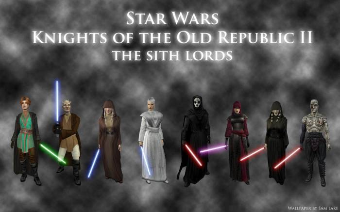 Characters in kotor 2