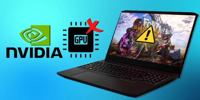 Laptop not using gpu