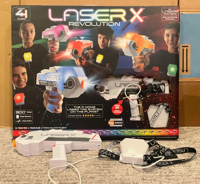 Laser x chest receiver