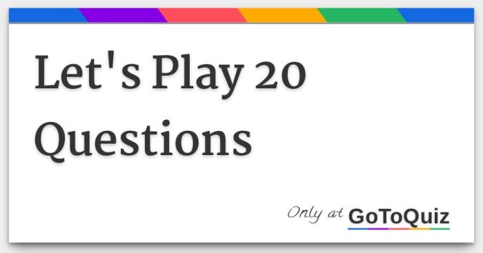 Play 20 questions online
