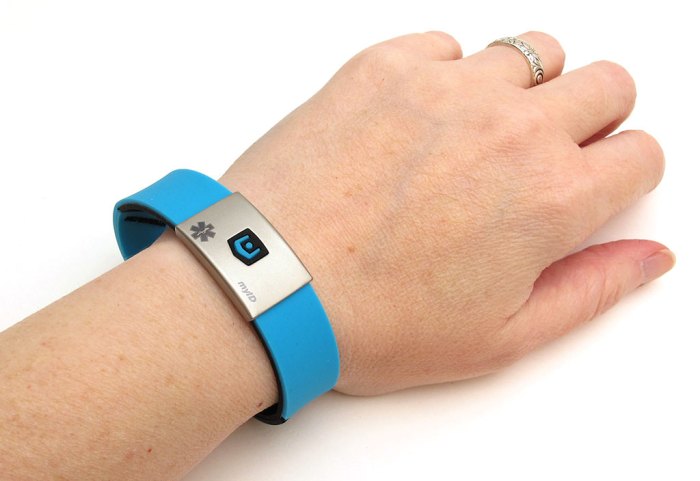 Id bracelet with tracker