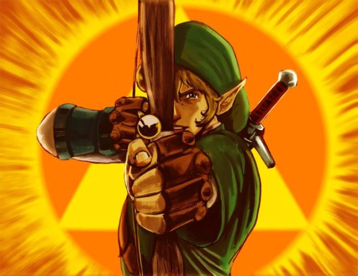 Link's bow and arrow