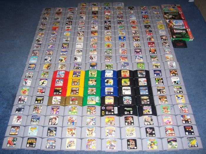 Black cartridge n64 games