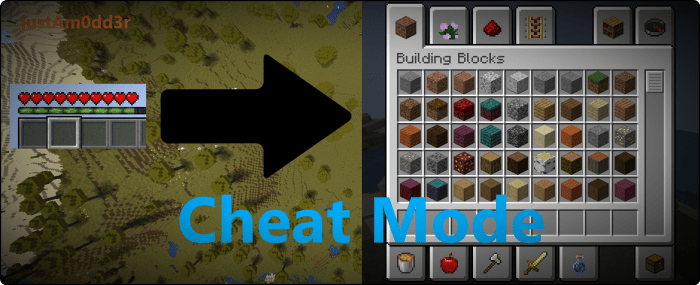 Creative in survival mod