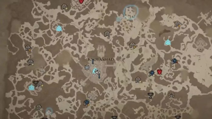Diablo 4 overlay map