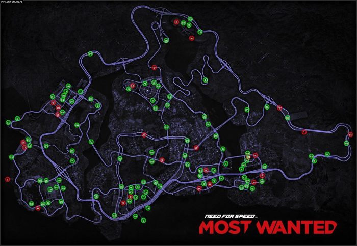 Nfs most wanted all cars