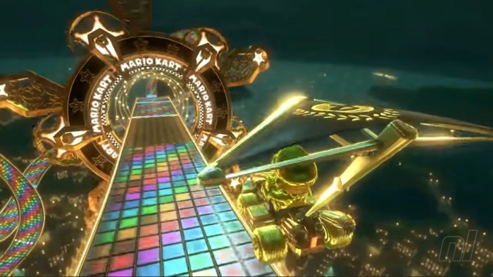 Mario kart 8 gold glider