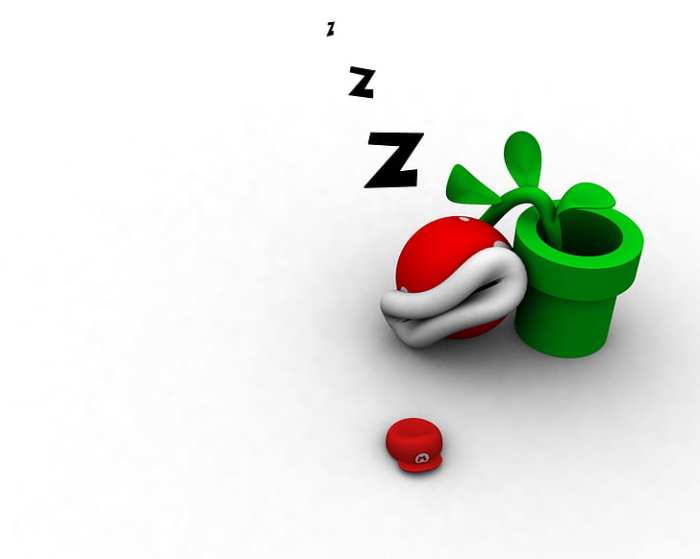 Mario and luigi sleeping