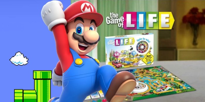 Super mario game of life