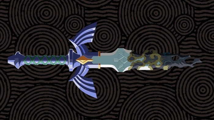 Broken master sword totk