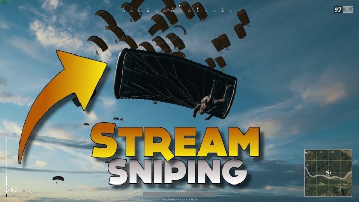 What is stream sniping