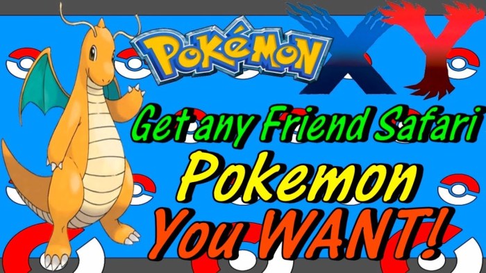 Pokemon x friend safari