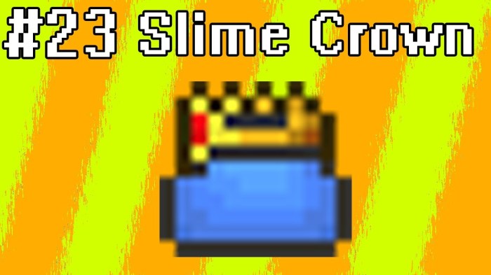 How to craft slime crown