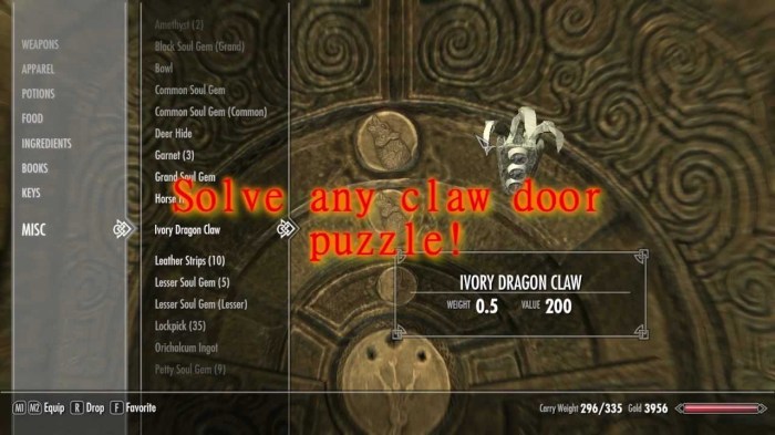 Claw skyrim didittivi