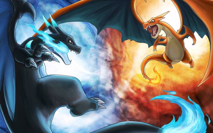 Charizard mega vs pokémon versus