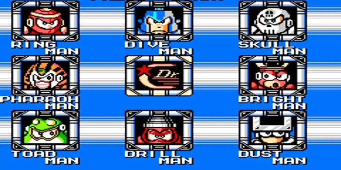 Mega man 4 boss order