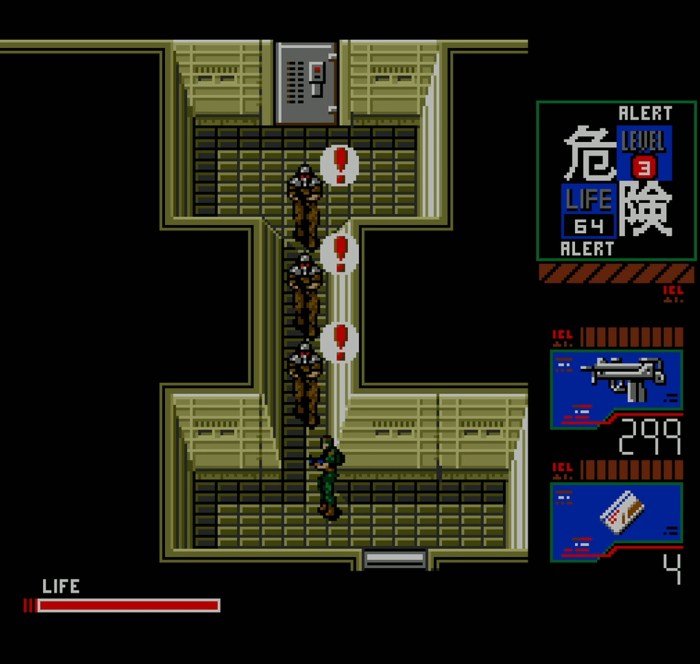 Metal gear msx vs nes