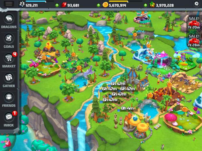 Dragonvale dragon obsessive breeding takes level next elements park several players give added been