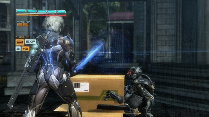 Metal gear rising parry