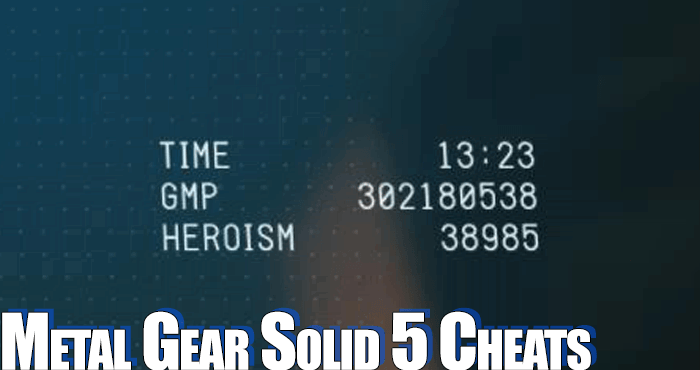Metal gear 5 cheats