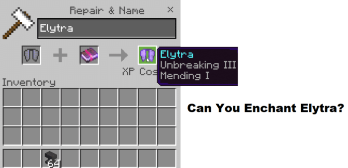 Can you enchant an elytra