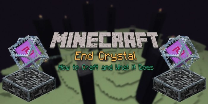 How to place end crystals