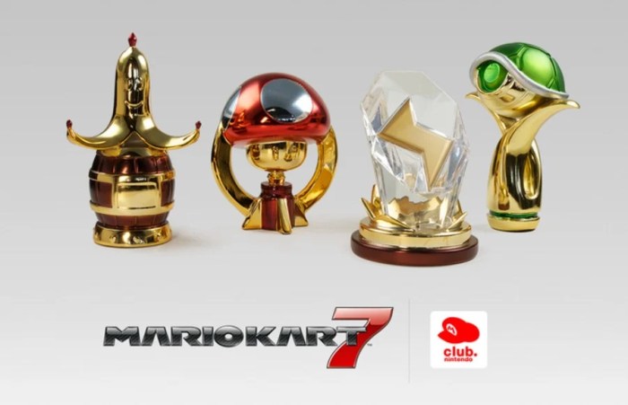 Kart mario trophies nintendo club trophy europe back stock perfectly adds store beautiful gold real approx individually measures numbered worthy